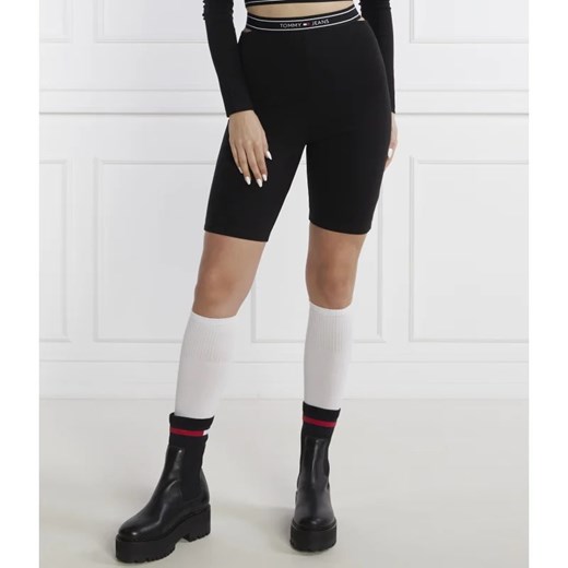 Tommy Jeans kolarki logo taping cycle | slim fit ze sklepu Gomez Fashion Store w kategorii Szorty - zdjęcie 165622197