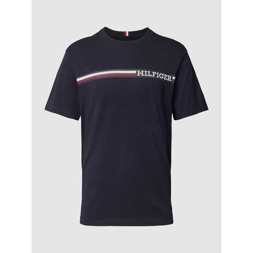 T-shirt z nadrukiem z logo Tommy Hilfiger M Peek&Cloppenburg 