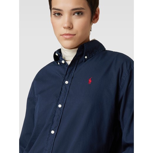 Bluzka koszulowa z wyhaftowanym logo Polo Ralph Lauren XL Peek&Cloppenburg 