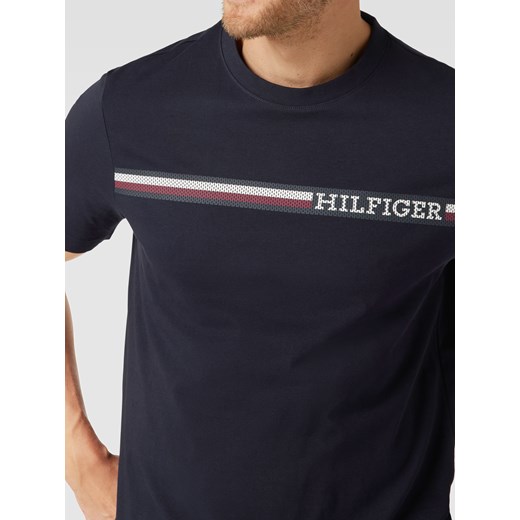 T-shirt z nadrukiem z logo Tommy Hilfiger L Peek&Cloppenburg 