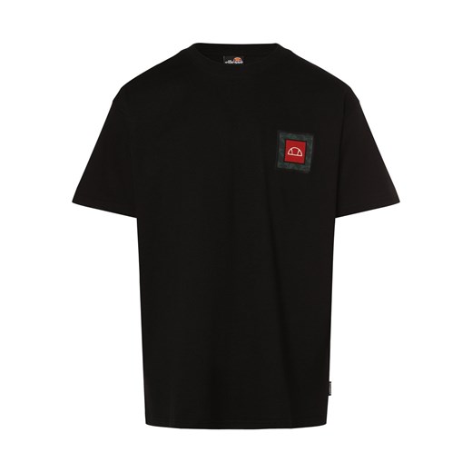 ellesse T-shirt męski Mężczyźni Bawełna czarny nadruk ze sklepu vangraaf w kategorii T-shirty męskie - zdjęcie 165630897