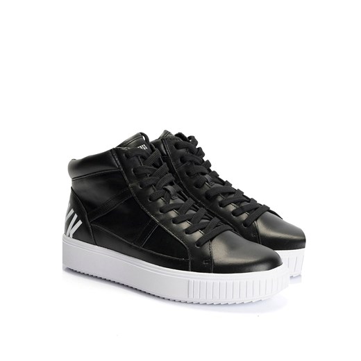 Bikkembergs Sneakersy "Cibeles" | B4BKW0036 | Cibeles High Top | Kobieta | Czarny ze sklepu ubierzsie.com w kategorii Buty sportowe damskie - zdjęcie 165645508