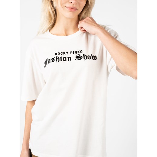 Pinko T-shirt "Amasia" | 1G16UD Y6K7 | Kobieta | Biały Pinko S ubierzsie.com promocyjna cena