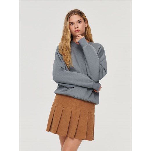 Plisowana spódnica sztruksowa brązowa House M House