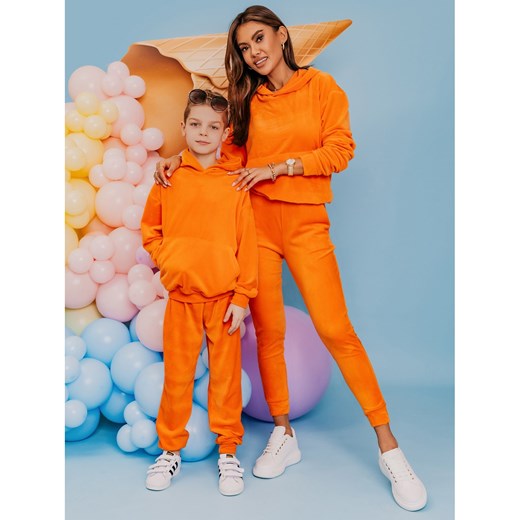 Welurowy dres dziecięcy TIMON - orange Magmac 128-134 magmac.pl