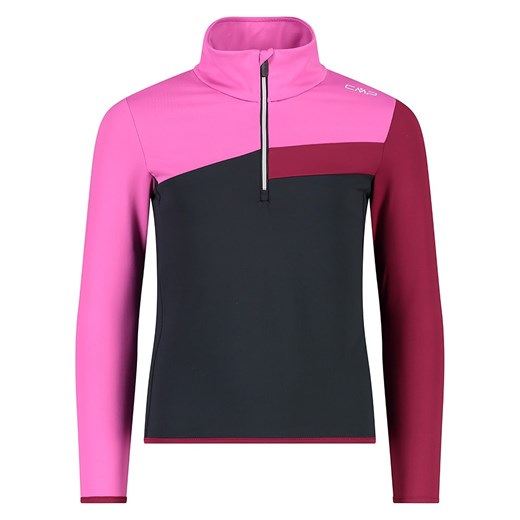 CMP Koszulka funkcyjna w kolorze różowo-czarnym ze sklepu Limango Polska w kategorii Bluzy dziewczęce - zdjęcie 165666199