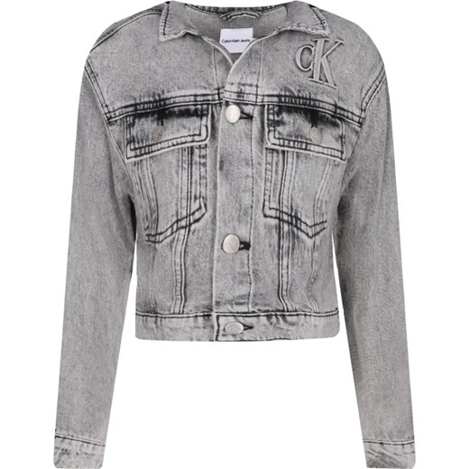 CALVIN KLEIN JEANS Kurtka jeansowa | Cropped Fit 164 wyprzedaż Gomez Fashion Store