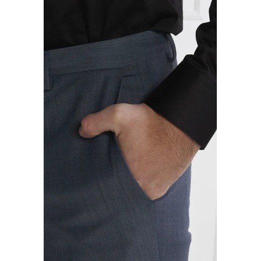 HUGO Spodnie chino Hesten232X | Slim Fit | z dodatkiem wełny 46 wyprzedaż Gomez Fashion Store