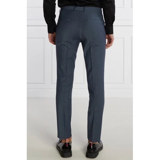 HUGO Spodnie chino Hesten232X | Slim Fit | z dodatkiem wełny 54 okazja Gomez Fashion Store