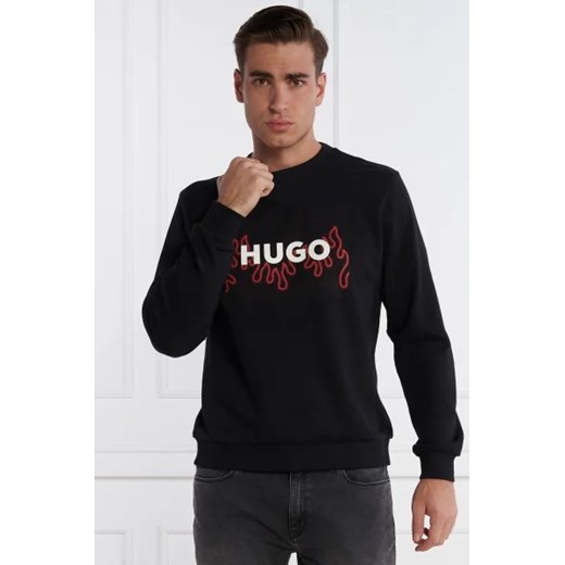 Bluza męska Hugo Boss z napisami zimowa 