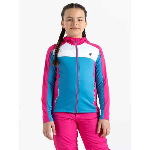 Dare 2b Bluza polarowa &quot;Thriving&quot; w kolorze różowo-turkusowym ze sklepu Limango Polska w kategorii Bluzy dziewczęce - zdjęcie 165671898