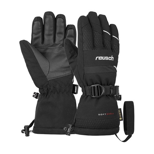 Reusch Rękawiczki narciarskie &quot;Magnus GORE-TEX Junior&quot; w kolorze czarnym ze sklepu Limango Polska w kategorii Rękawiczki dziecięce - zdjęcie 165672089