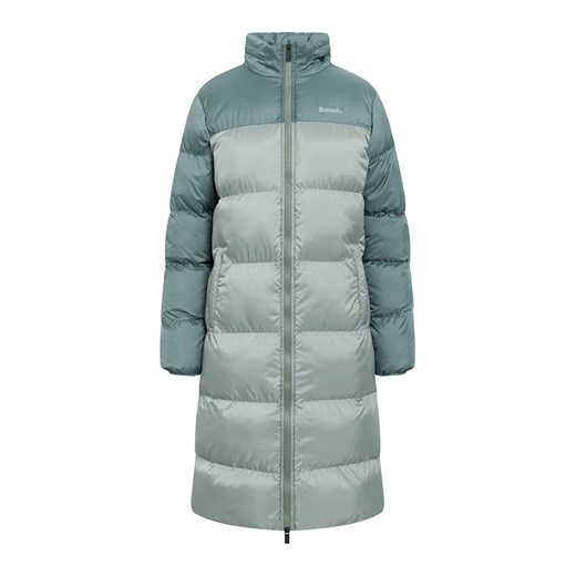 Miętowy płaszcz damski Bench 