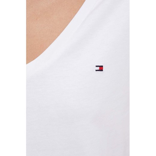 Tommy Hilfiger t-shirt bawełniany damski kolor biały Tommy Hilfiger XS ANSWEAR.com