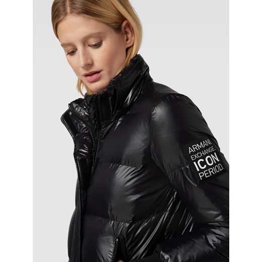 Kurtka puchowa z kieszeniami zapinanymi na zamek błyskawiczny Armani Exchange L Peek&Cloppenburg