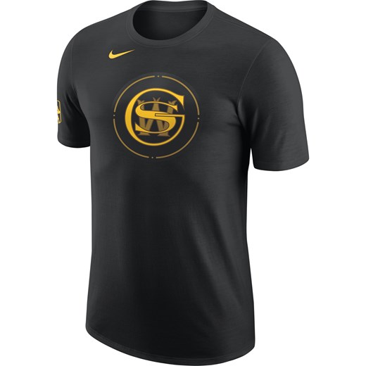 T-shirt męski NBA Nike Golden State Warriors City Edition - Czerń ze sklepu Nike poland w kategorii T-shirty męskie - zdjęcie 165677419