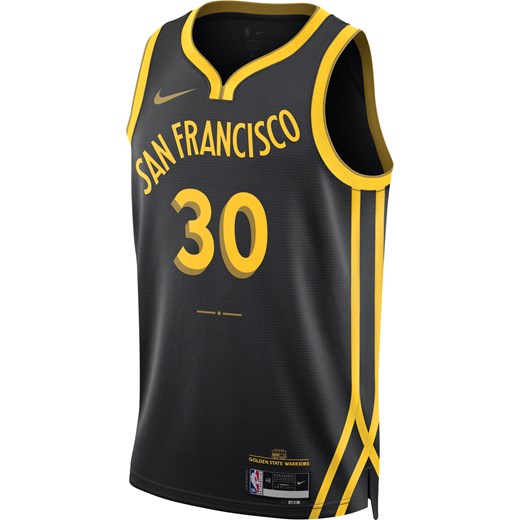 Koszulka Nike Dri-FIT NBA Swingman Stephen Curry Golden State Warriors City Edition 2023/24 - Czerń ze sklepu Nike poland w kategorii T-shirty męskie - zdjęcie 165677525