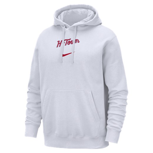 Męska bluza z kapturem Nike NBA Houston Rockets Club Fleece City Edition - Biel Nike XL Nike poland