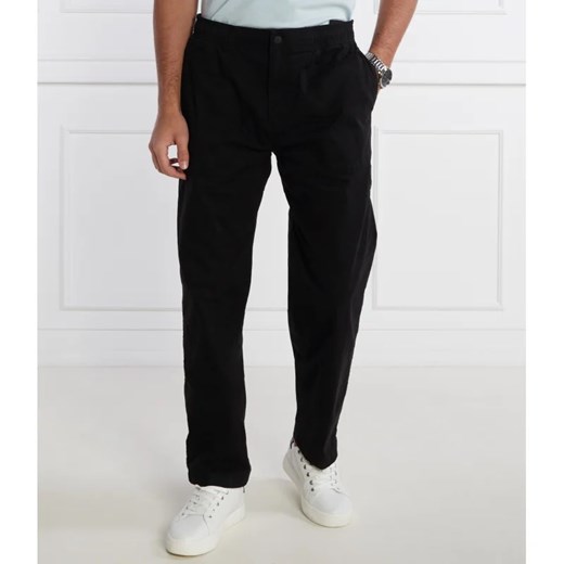 CALVIN KLEIN JEANS Spodnie BADGE TRIM WOVEN PANT | Regular Fit S Gomez Fashion Store