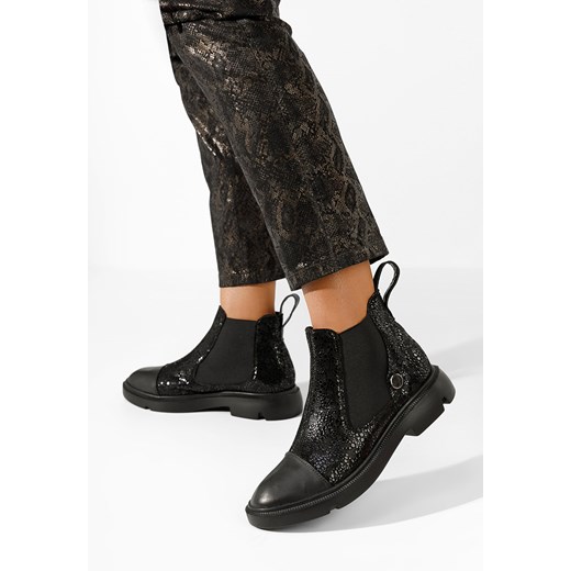 Czarne botki chelsea Lamira V5 ze sklepu Zapatos w kategorii Botki - zdjęcie 165681887