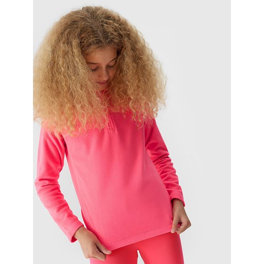 4F Bluza polarowa w kolorze różowym ze sklepu Limango Polska w kategorii Bluzy dziewczęce - zdjęcie 165685378