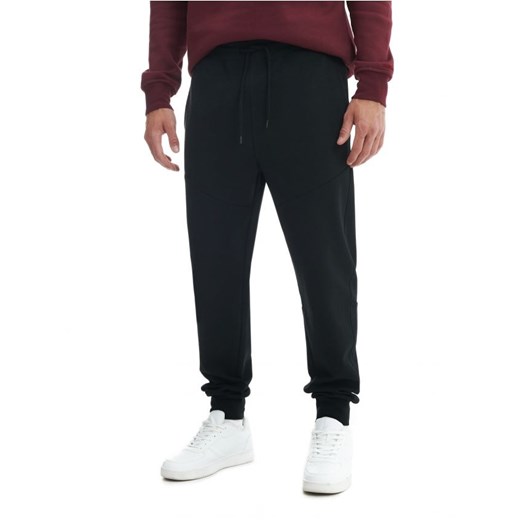 Cropp - Czarne dresowe joggery - czarny Cropp XL Cropp