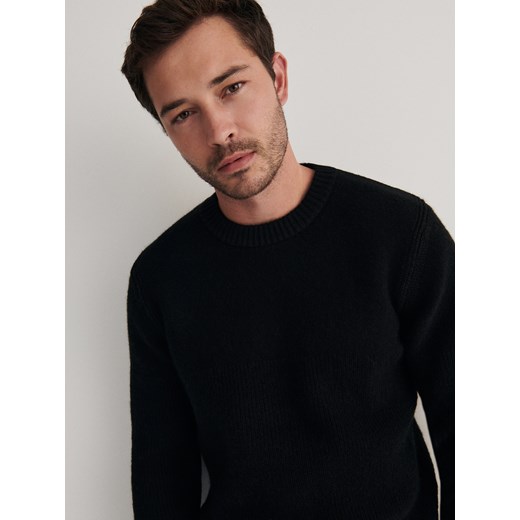 Reserved - Sweter z domieszką wełny - czarny Reserved L Reserved