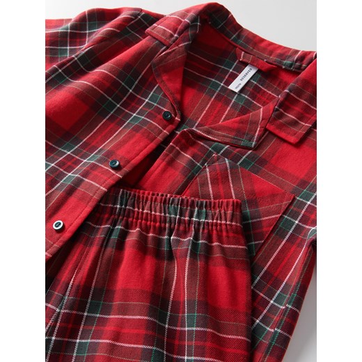 Reserved - Świąteczna flanelowa piżama w kratę - czerwony Reserved 134/140 (8-9 lat) Reserved