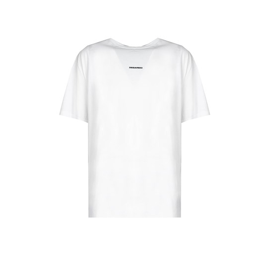 Dsquared2 T-shirt "Missy Fit" | S74GD0710 | Mężczyzna | Biały Dsquared2 XL wyprzedaż ubierzsie.com