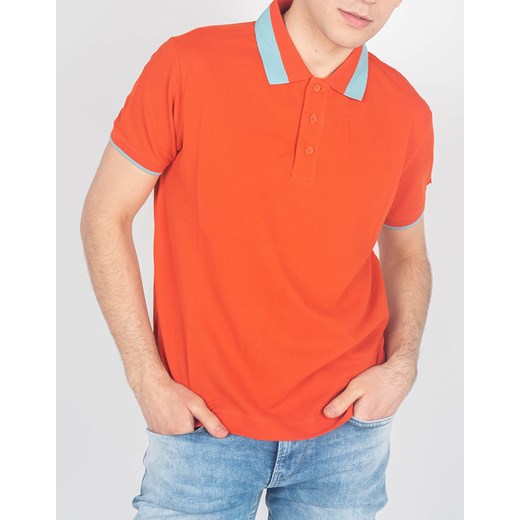 Invicta Koszulka Polo | 4452240 / U | Mężczyzna | Pomarańczowy ze sklepu ubierzsie.com w kategorii T-shirty męskie - zdjęcie 165695509