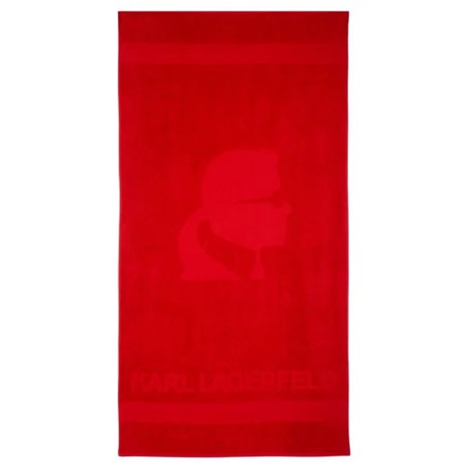 Karl Lagerfeld Ręcznik "Beach Towel" | KL18TW01 | Beach Towel | Kobieta | Czerwony ze sklepu ubierzsie.com w kategorii Ręczniki - zdjęcie 165699788