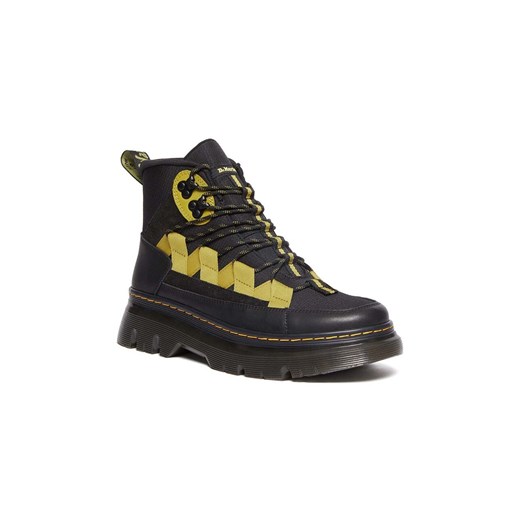 Dr. Martens botki Boury damskie kolor czarny na płaskim obcasie lekko ocieplone Dr. Martens 38 ANSWEAR.com