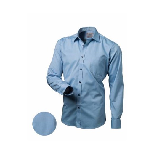 Koszula Męska Victorio V056 koszulevictorio-pl niebieski bawełna