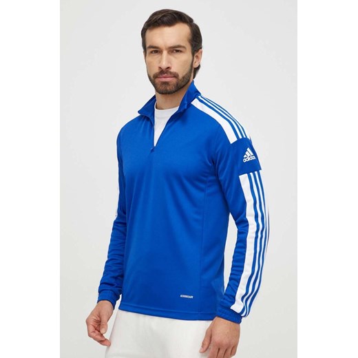 adidas Performance bluza treningowa kolor niebieski z aplikacją  GP6475 ze sklepu ANSWEAR.com w kategorii Bluzy męskie - zdjęcie 165706599