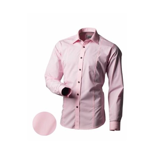 Koszula Męska Victorio V035 koszulevictorio-pl rozowy koszule