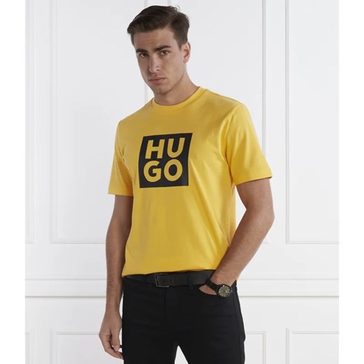HUGO T-shirt Daltor | Regular Fit ze sklepu Gomez Fashion Store w kategorii T-shirty męskie - zdjęcie 165707235