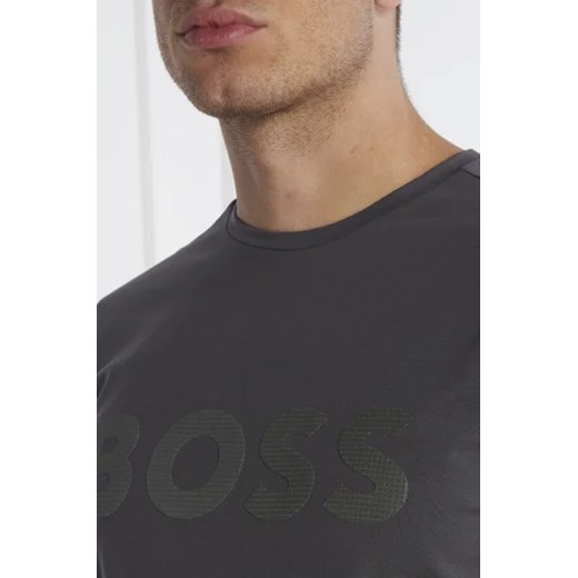 T-shirt męski BOSS HUGO na jesień z krótkim rękawem 