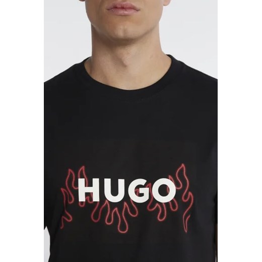 T-shirt męski Hugo Boss z napisami 