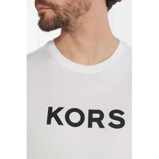 T-shirt męski Michael Kors z napisem 