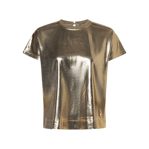 MOS MOSH T-shirt damski Kobiety Sztuczne włókno złoty jednolity Mos Mosh XS promocja vangraaf
