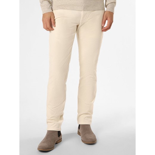 Fynch-Hatton Spodnie Mężczyźni Sztruks écru jednolity ze sklepu vangraaf w kategorii Spodnie męskie - zdjęcie 165717278