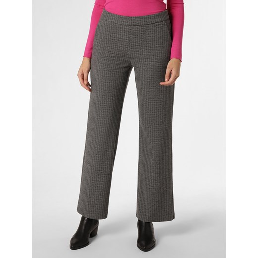 MAC Spodnie Kobiety antracytowy wzorzysty ze sklepu vangraaf w kategorii Spodnie damskie - zdjęcie 165717518
