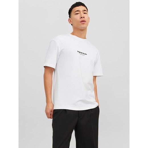 Jack &amp; Jones Koszulka w kolorze kremowym ze sklepu Limango Polska w kategorii T-shirty męskie - zdjęcie 165742909