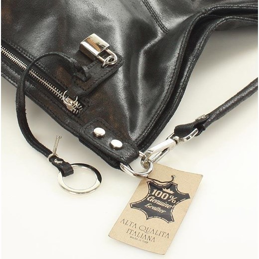 Torebka skórzana ponadczasowy design worek na ramię XL hobo leather bag - MARCO Genuine Leather uniwersalny okazyjna cena Verostilo