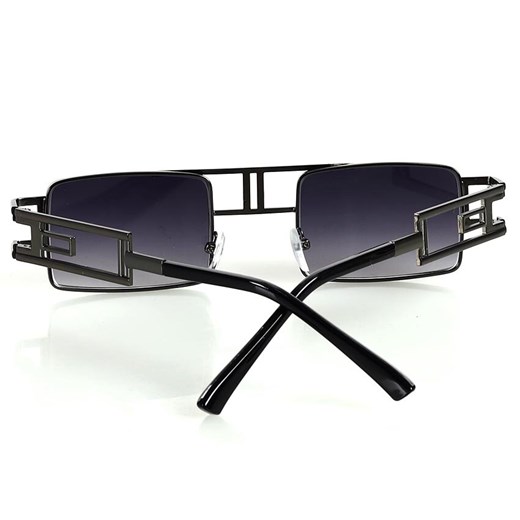 Prostokątne okulary przeciwsłoneczne MAZZINI RETRO STAR czarny ze sklepu Verostilo w kategorii Okulary przeciwsłoneczne damskie - zdjęcie 165743938