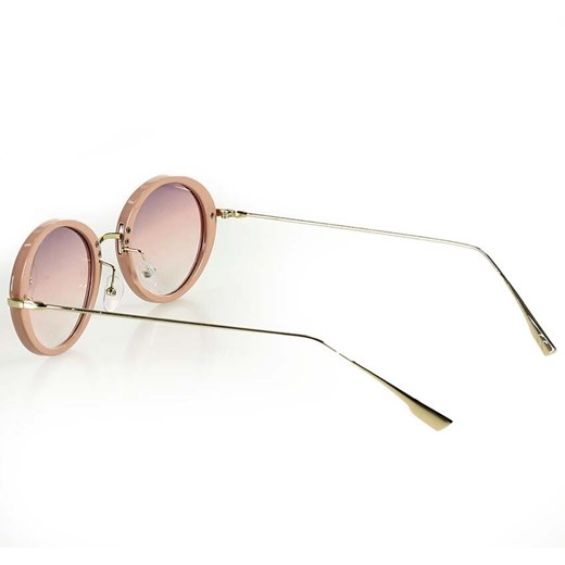 Okrągłe okulary przeciwsłoneczne MAZZINI LENONKI NEW różowe Looks Style Eyewaer uniwersalny promocja Verostilo