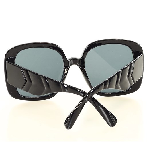 Duże okulary przeciwsłoneczne muchy MAZZINI OVERSIZE DESIGN czarny Looks Style Eyewaer uniwersalny okazja Verostilo