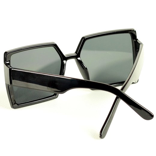 Retro okulary przeciwsłoneczne MAZZINI SQUARE BIG czarny Looks Style Eyewaer uniwersalny okazja Verostilo