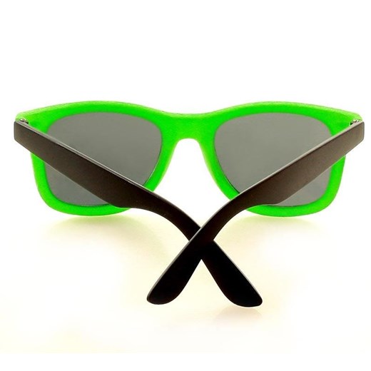 Kwadratowe okulary przeciwsłoneczne MAZZINI  RETRO CUTE zielony Looks Style Eyewaer uniwersalny okazja Verostilo