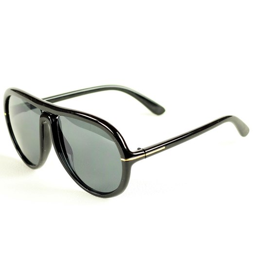 Luksusowe okulary przeciwsłoneczne MAZZINI ROUND FASHION czarny Looks Style Eyewaer uniwersalny promocja Verostilo